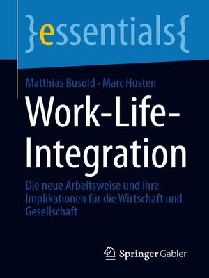 cover image of Work-Life-Integration